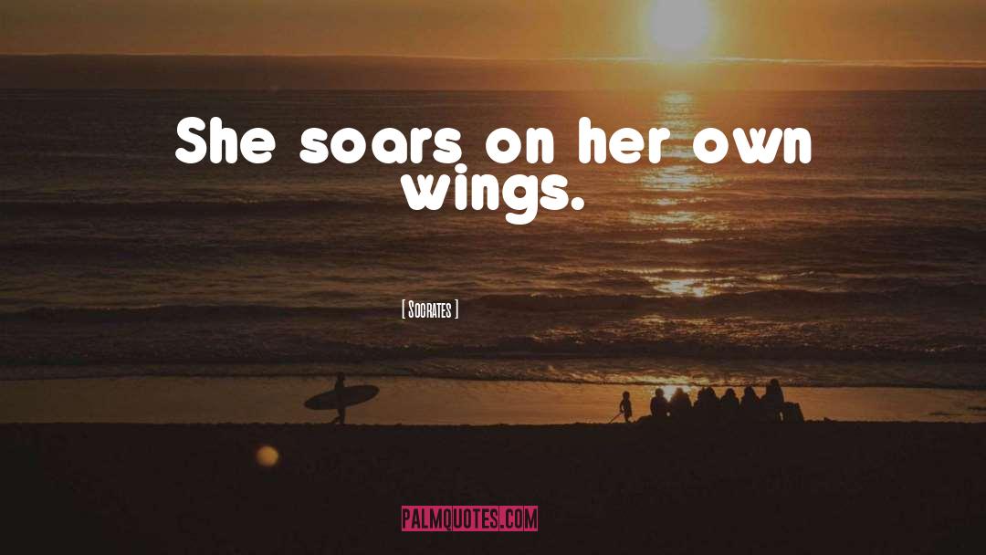 Spread Wings Quote quotes by Socrates