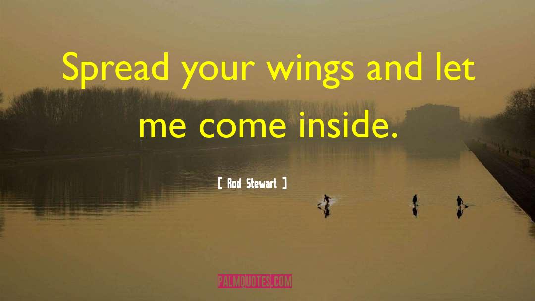 Spread Wings Quote quotes by Rod Stewart