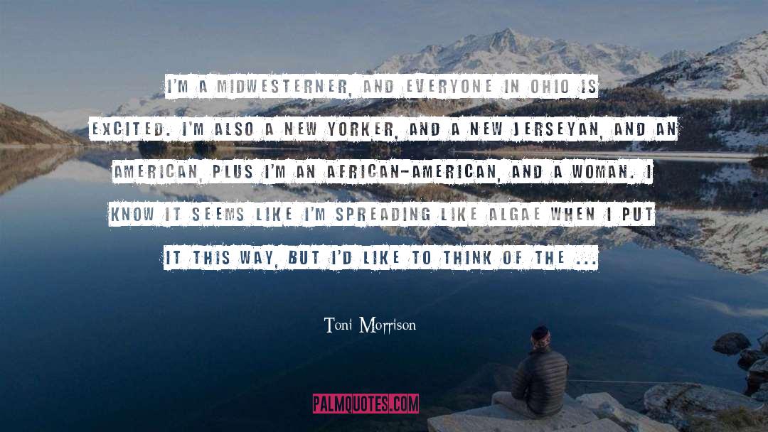 Spreading quotes by Toni Morrison