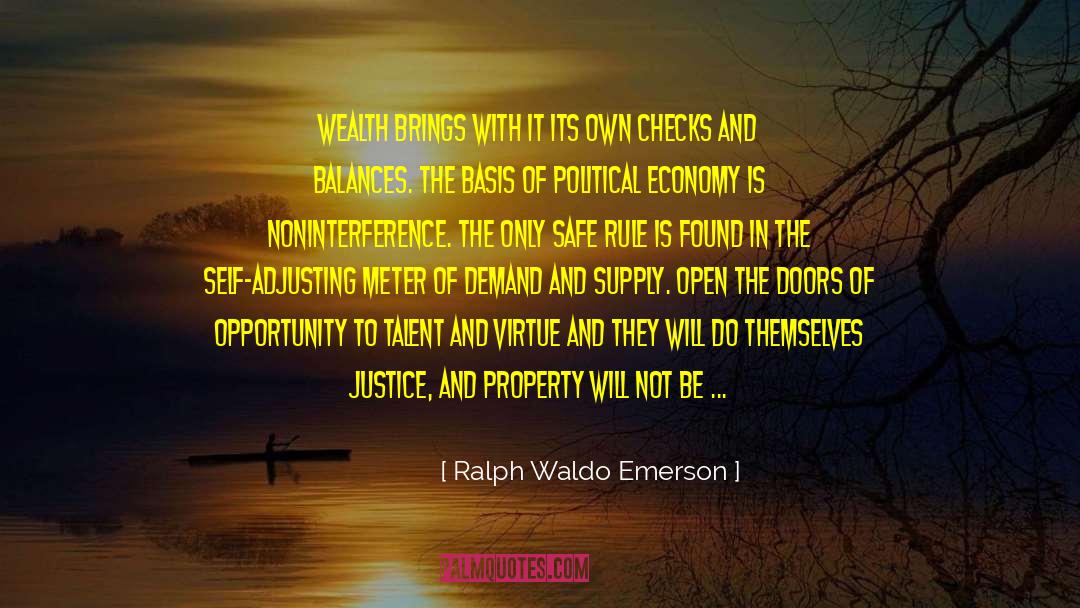 Spreading The Wealth quotes by Ralph Waldo Emerson