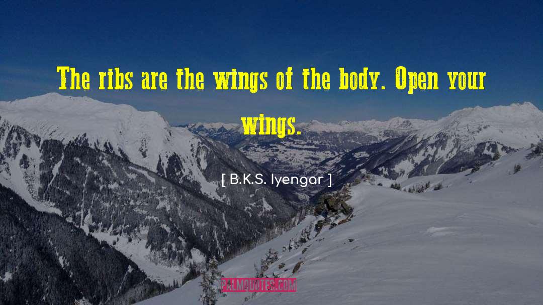 Spreading Your Wings quotes by B.K.S. Iyengar
