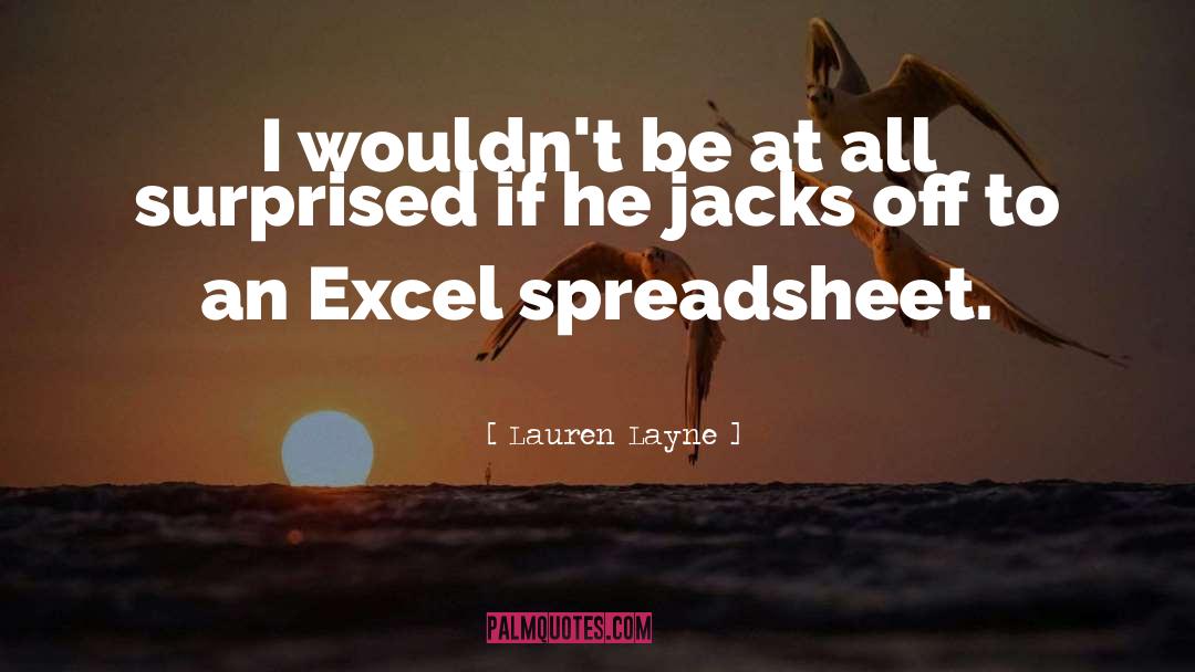 Spreadsheet quotes by Lauren Layne