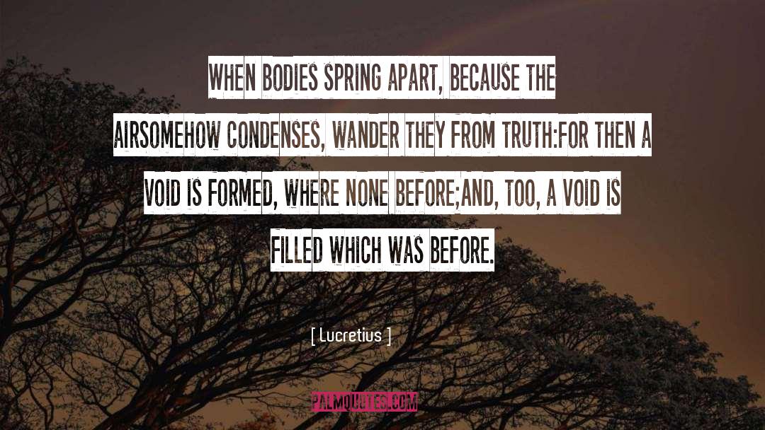 Spring Air quotes by Lucretius