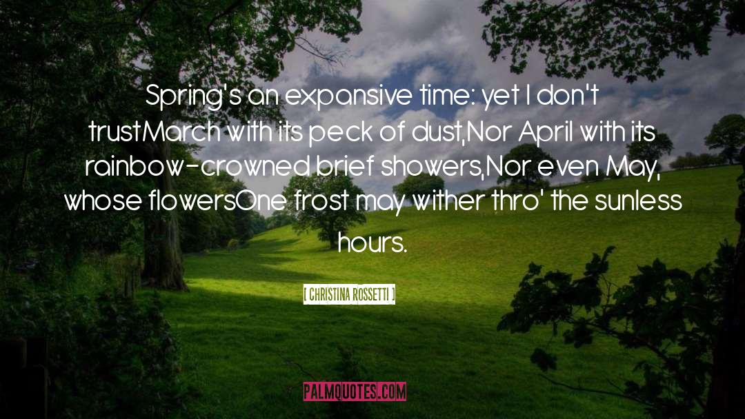 Spring Awakening quotes by Christina Rossetti