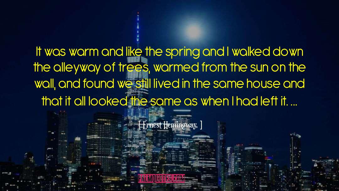 Spring Breeze quotes by Ernest Hemingway,