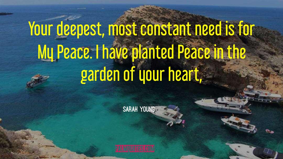 Spring Garden quotes by Sarah Young