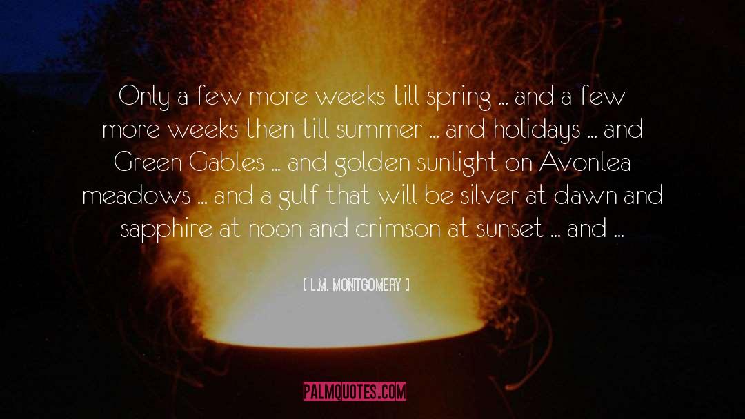 Spring quotes by L.M. Montgomery