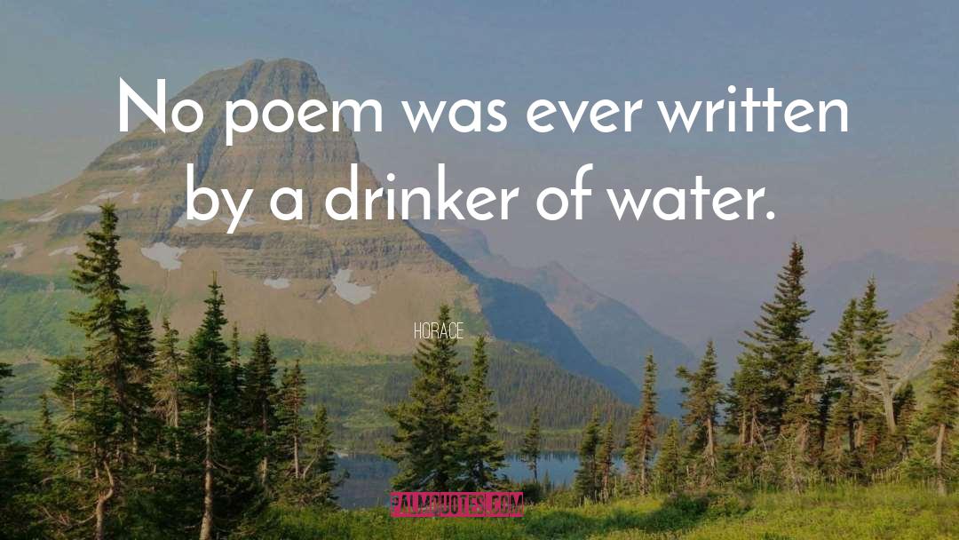 Spring Water quotes by Horace