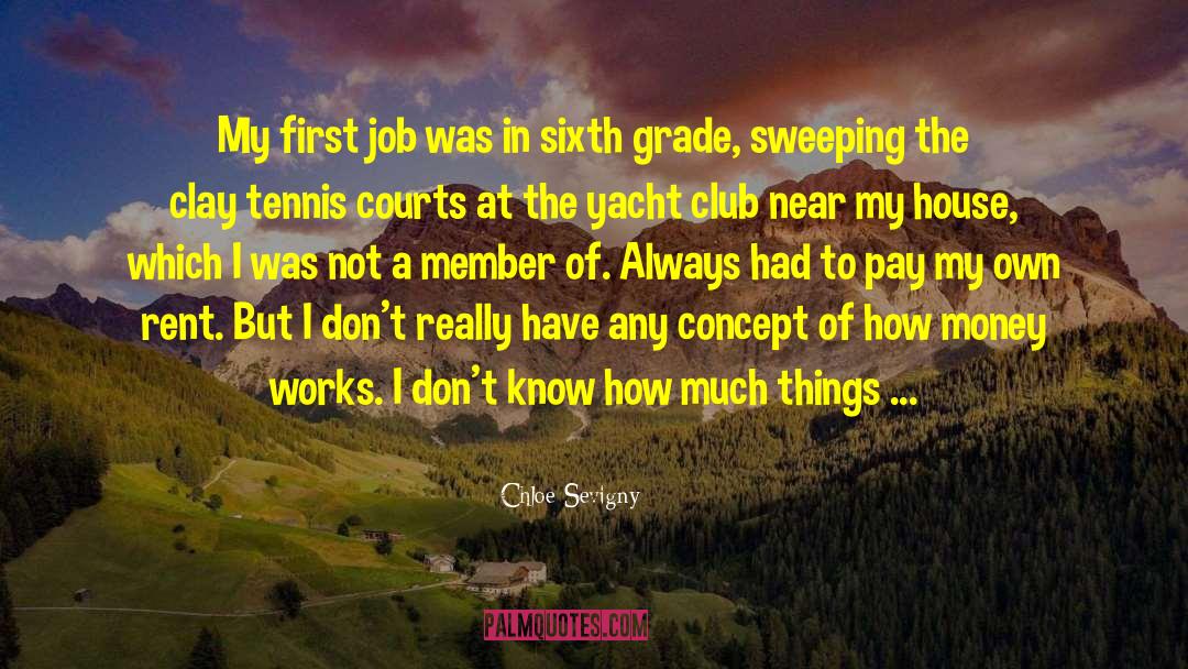 Springen Tennis quotes by Chloe Sevigny