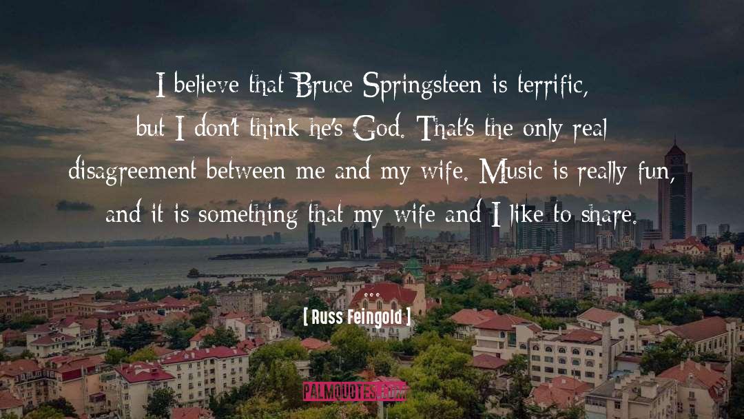Springsteen quotes by Russ Feingold