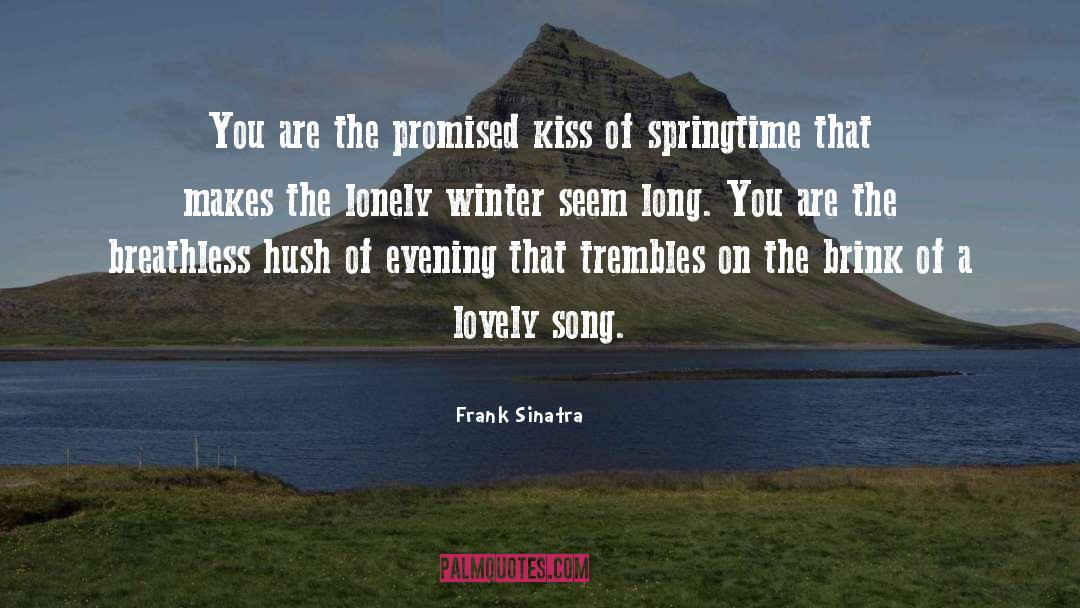 Springtime quotes by Frank Sinatra