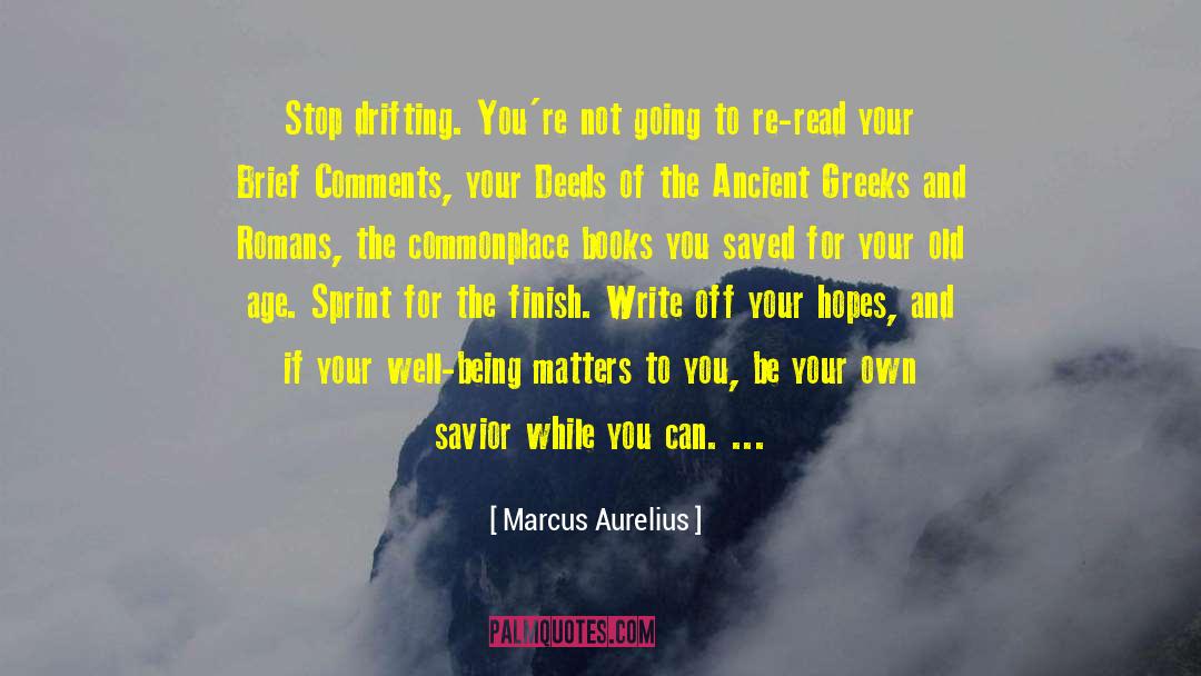 Sprint quotes by Marcus Aurelius