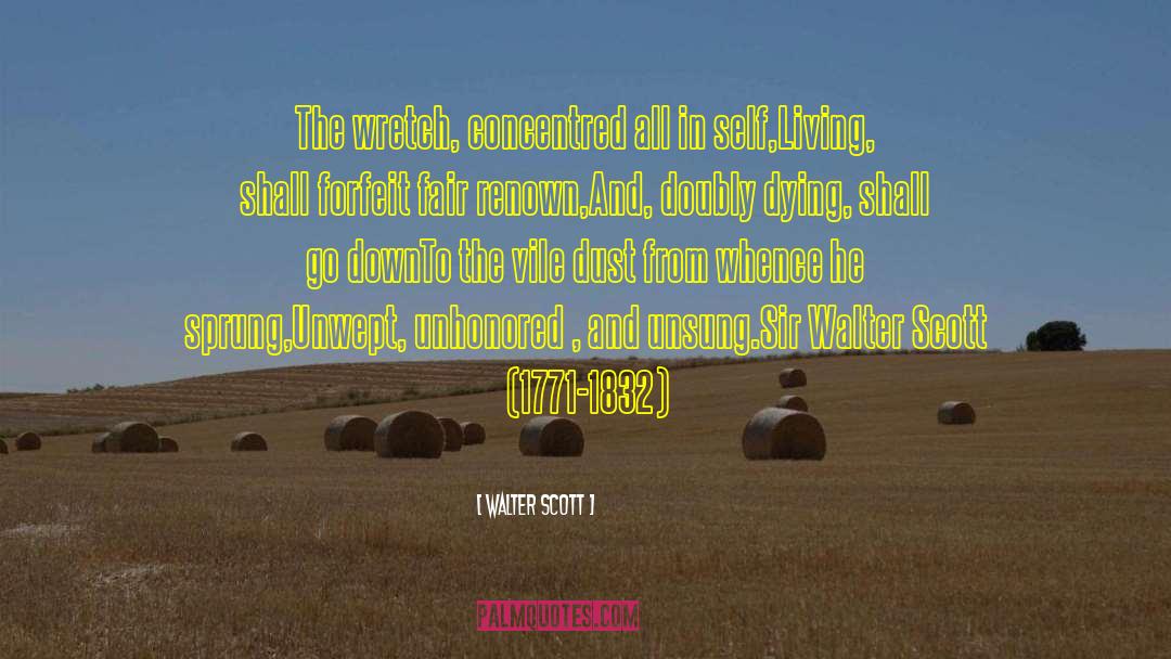 Sprung Up quotes by Walter Scott