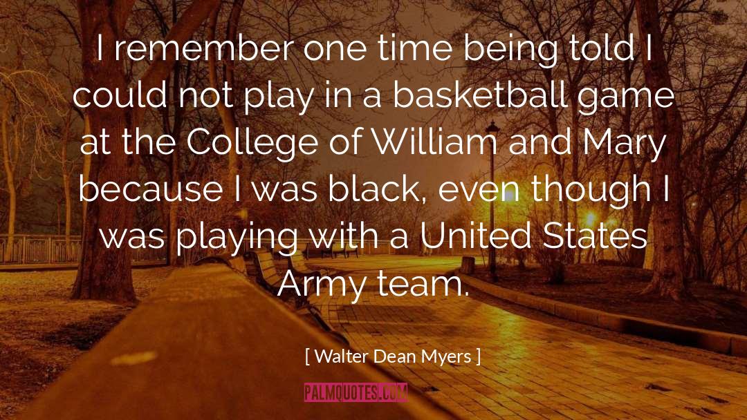 Spurs Basketball quotes by Walter Dean Myers