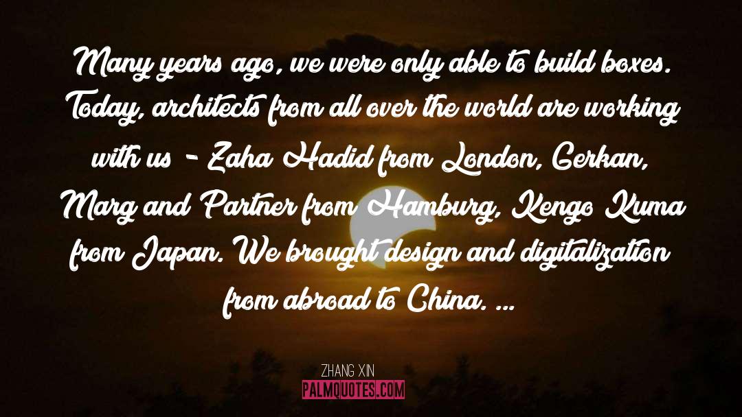 Spyrou Architects quotes by Zhang Xin