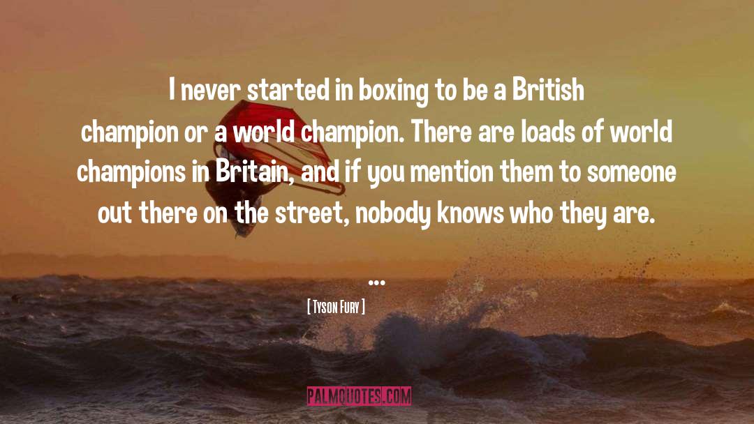Squadre Champions quotes by Tyson Fury