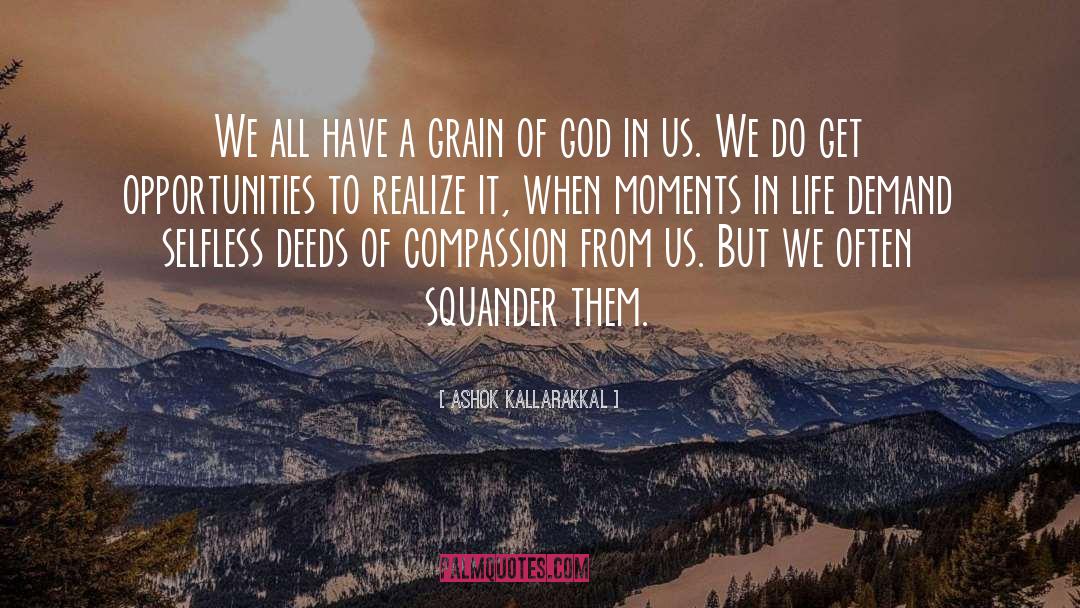 Squander quotes by Ashok Kallarakkal