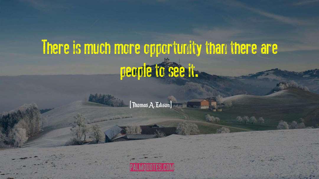 Squandered Opportunity quotes by Thomas A. Edison