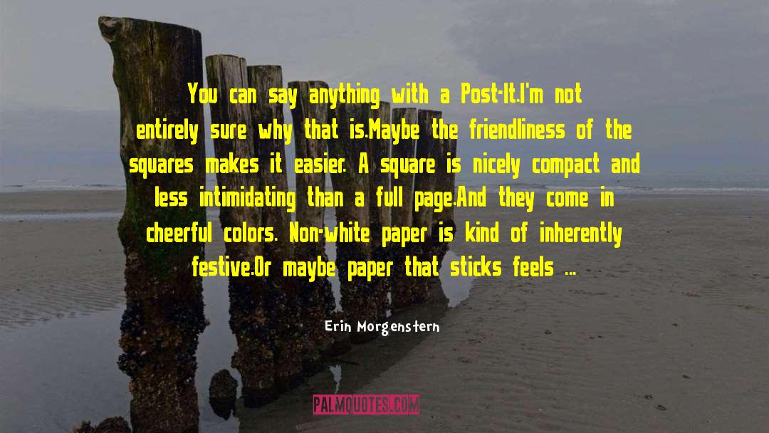 Squares quotes by Erin Morgenstern