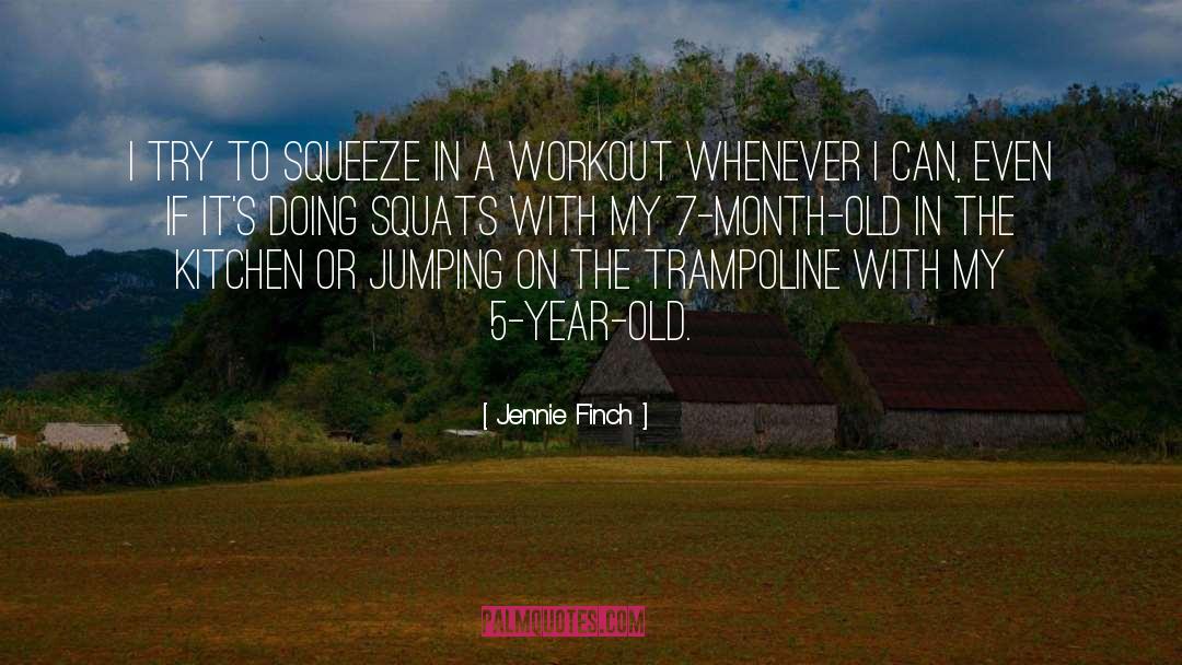 Squats quotes by Jennie Finch