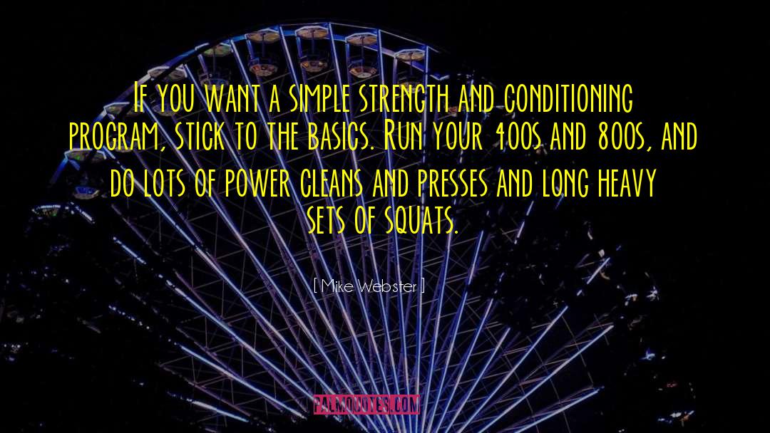 Squats quotes by Mike Webster