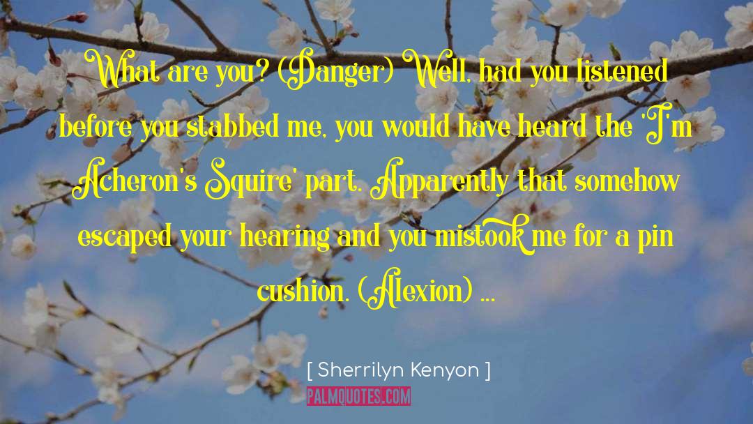 Squire quotes by Sherrilyn Kenyon