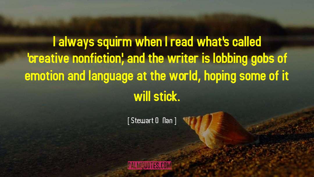 Squirm quotes by Stewart O'Nan