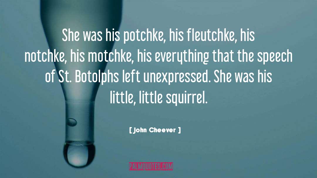 Squirrel quotes by John Cheever