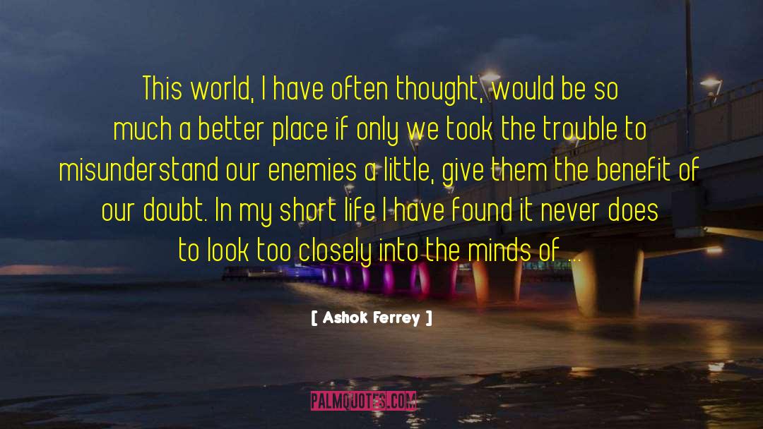 Srilanka quotes by Ashok Ferrey