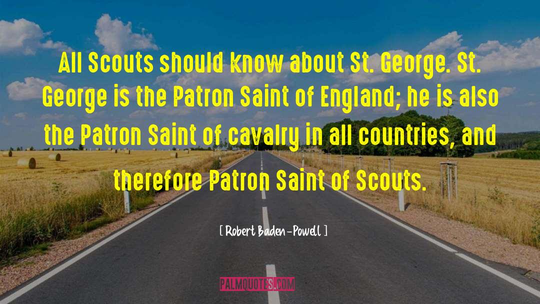 St George quotes by Robert Baden-Powell
