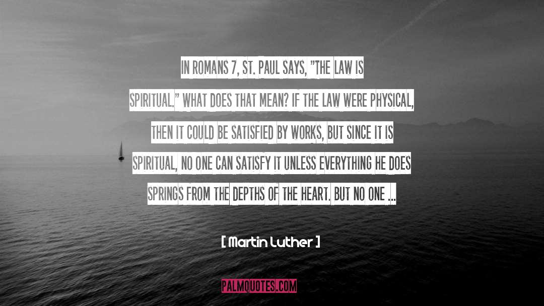 St Paul Scripture quotes by Martin Luther