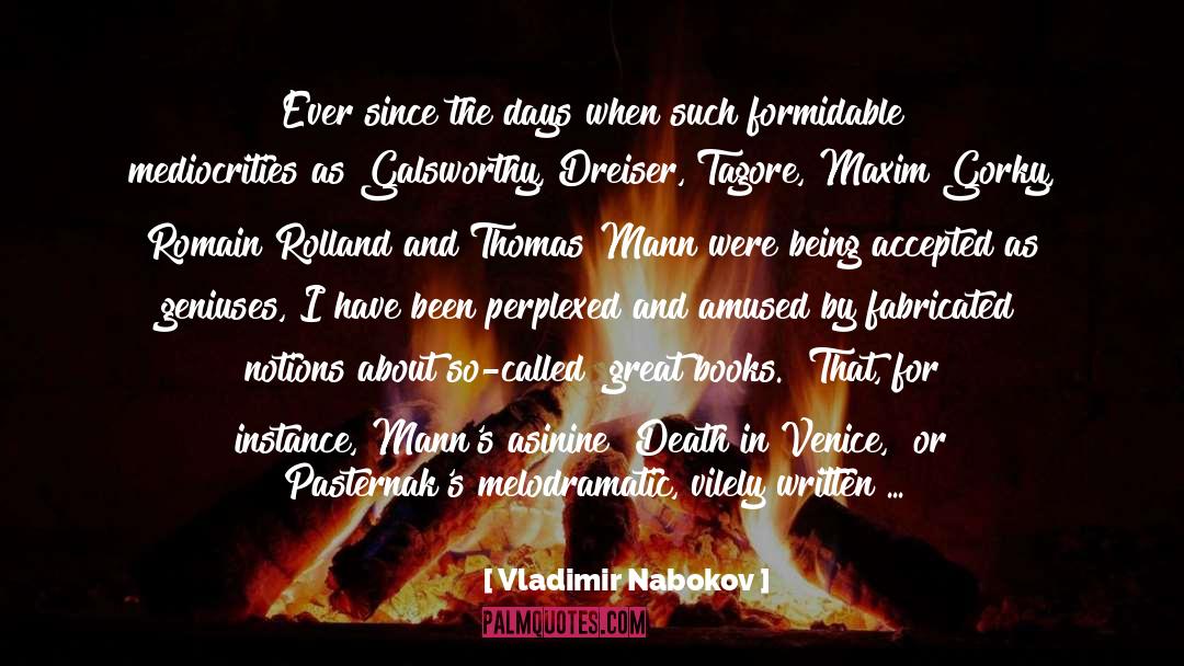 St Thomas Aquinas quotes by Vladimir Nabokov