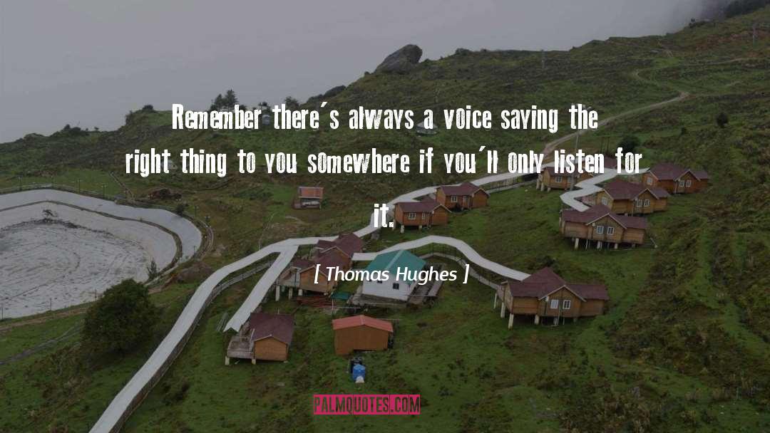 St Thomas quotes by Thomas Hughes