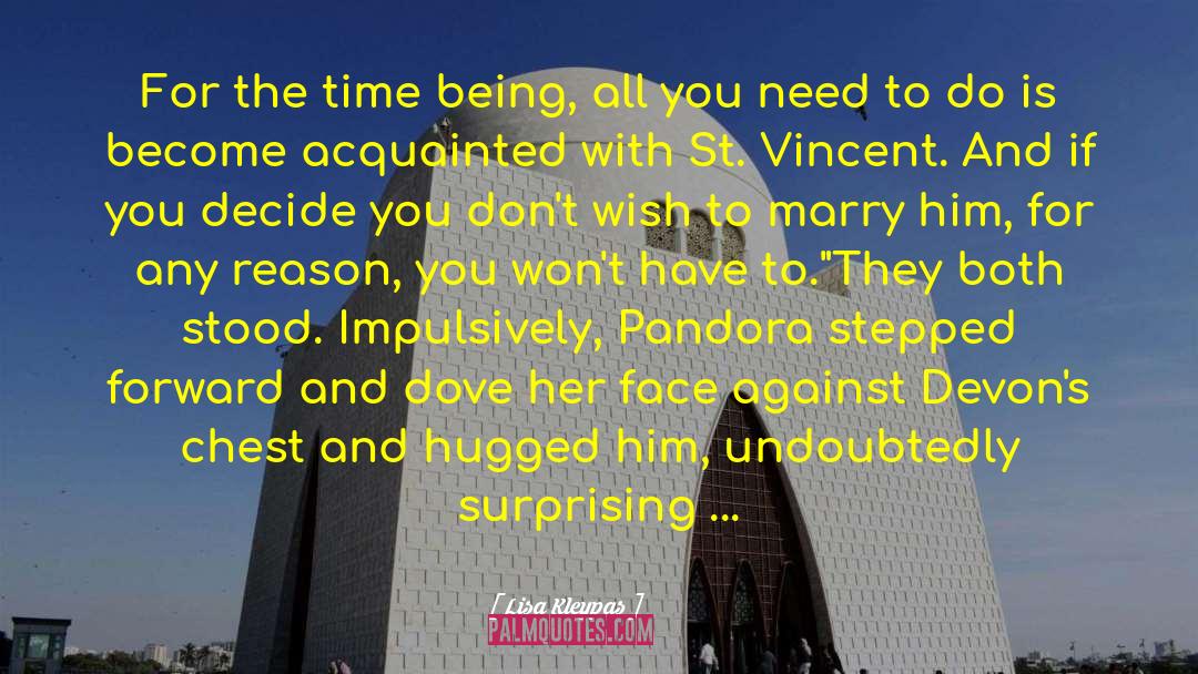 St Vincent quotes by Lisa Kleypas