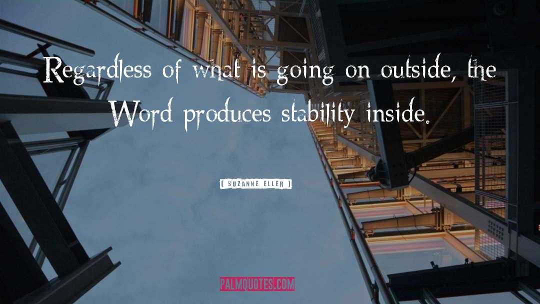 Stabilty quotes by Suzanne Eller