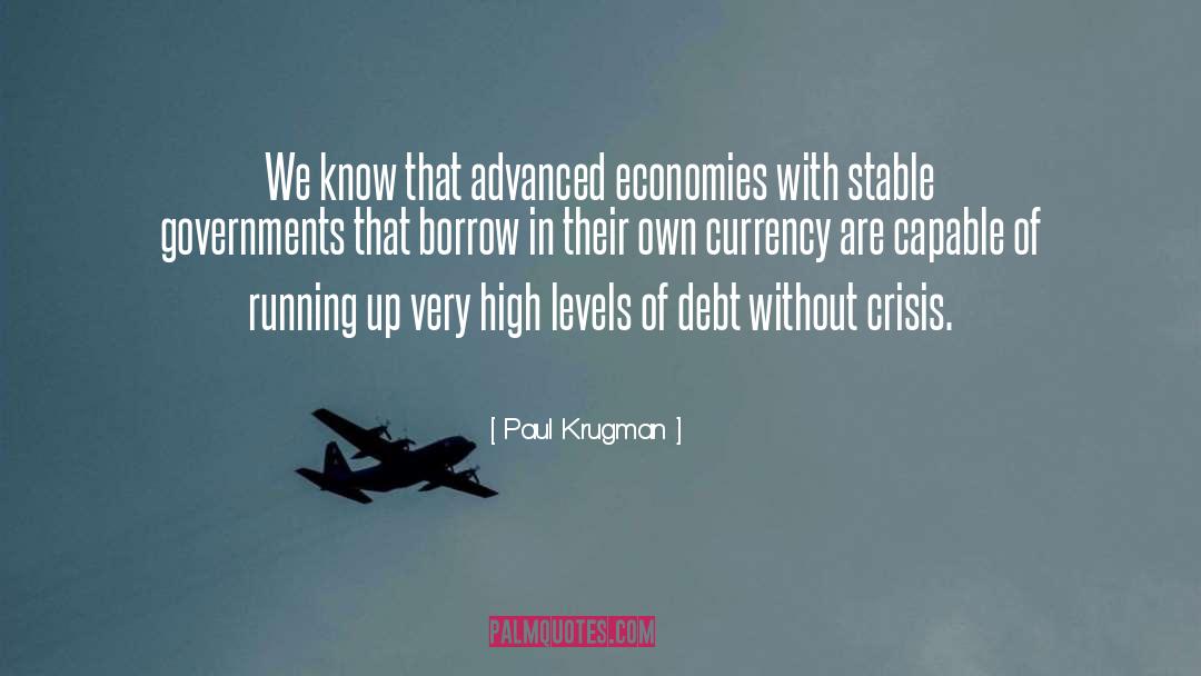 Stable Government quotes by Paul Krugman