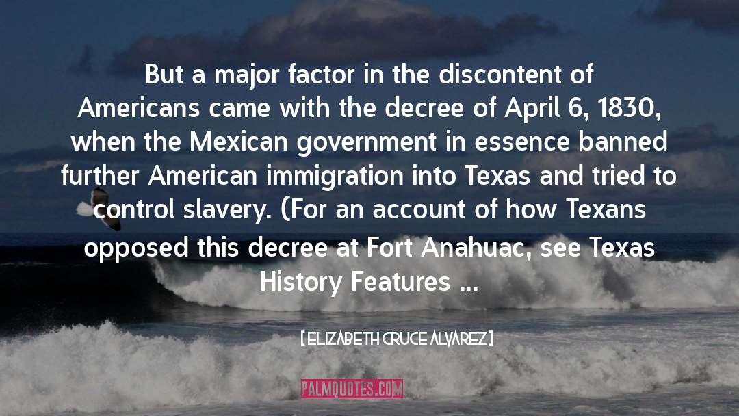 Stable Government quotes by Elizabeth Cruce Alvarez