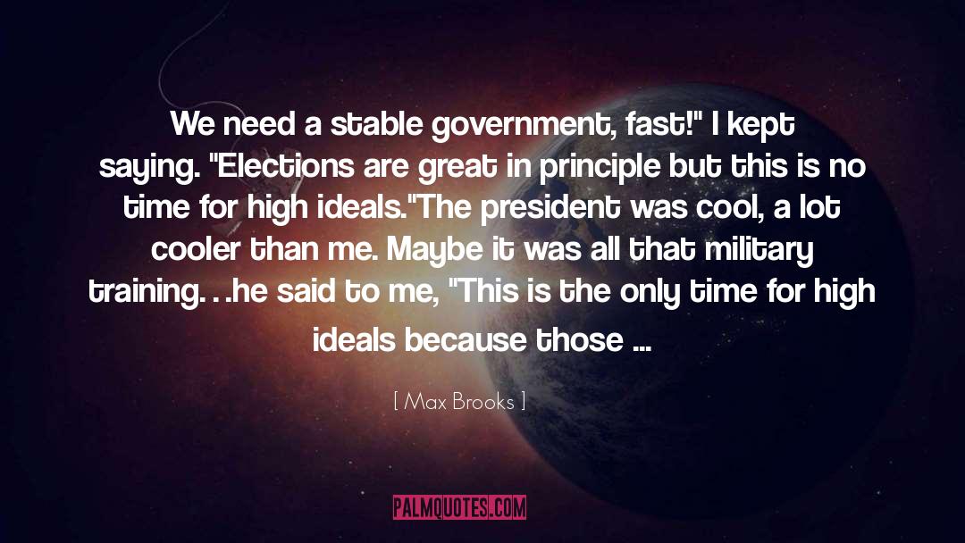 Stable quotes by Max Brooks