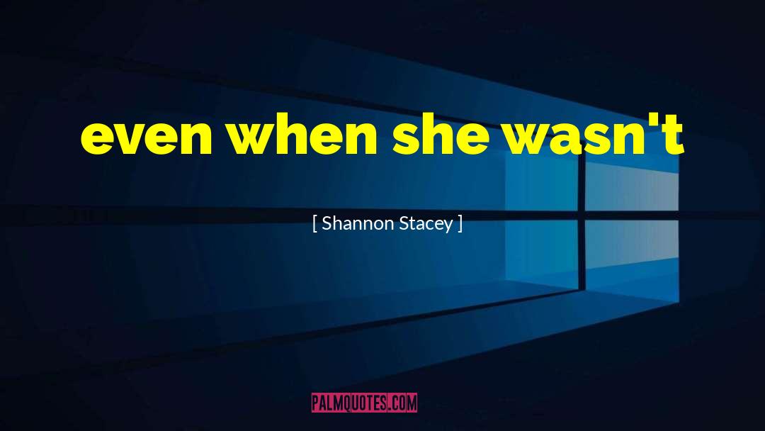 Stacey Jay quotes by Shannon Stacey