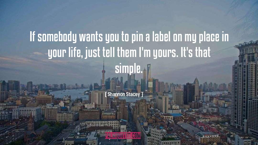 Stacey quotes by Shannon Stacey
