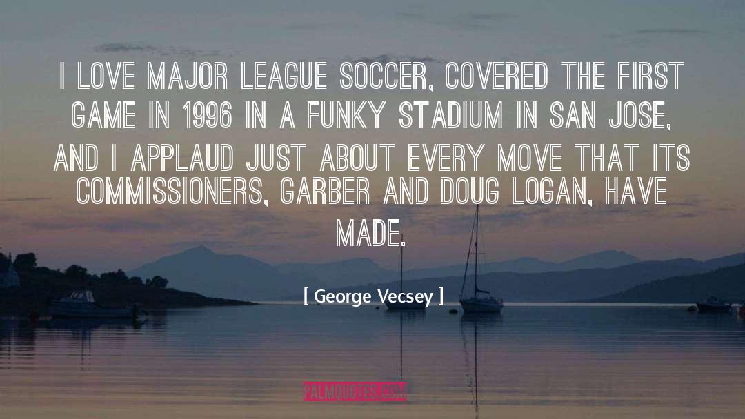 Stadium quotes by George Vecsey
