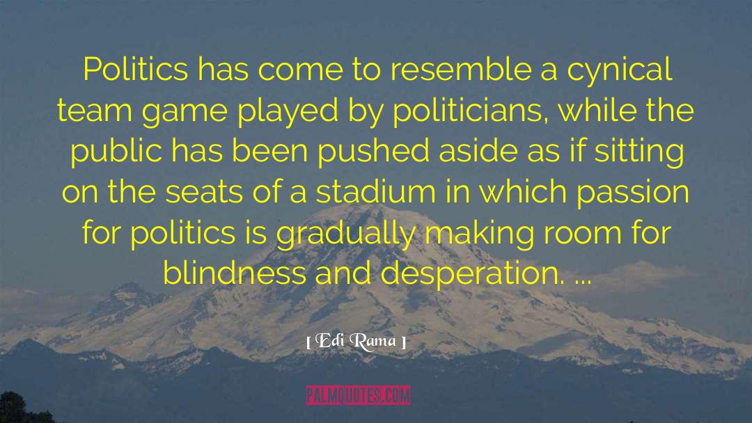 Stadium quotes by Edi Rama