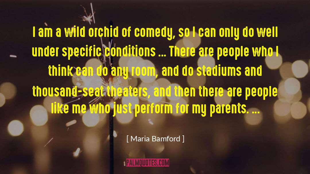 Stadiums quotes by Maria Bamford