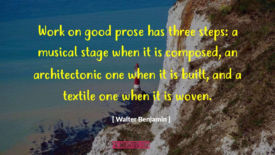 Stage And Performance quotes by Walter Benjamin