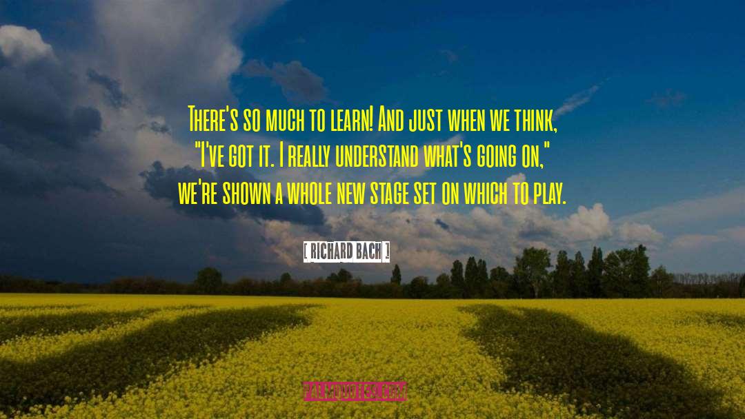 Stage Performance quotes by Richard Bach