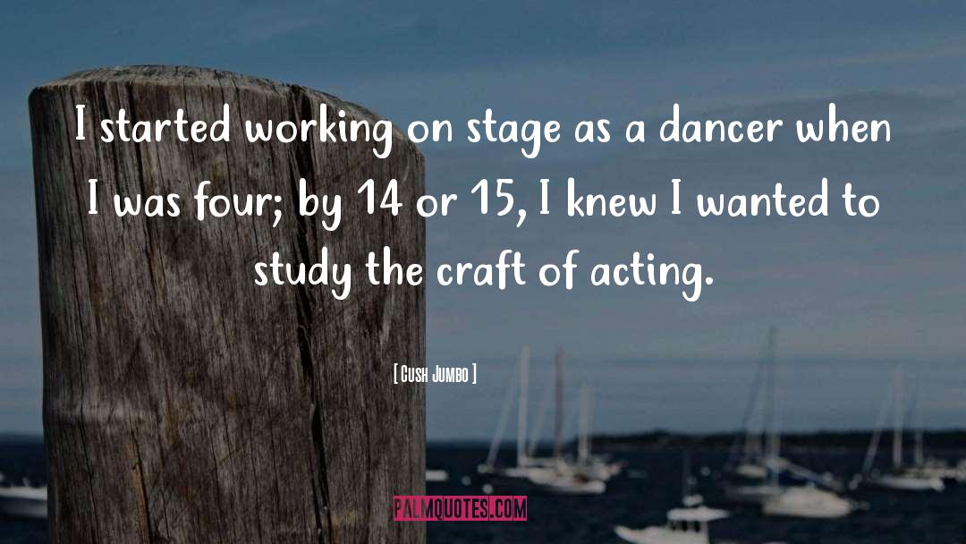 Stage quotes by Cush Jumbo