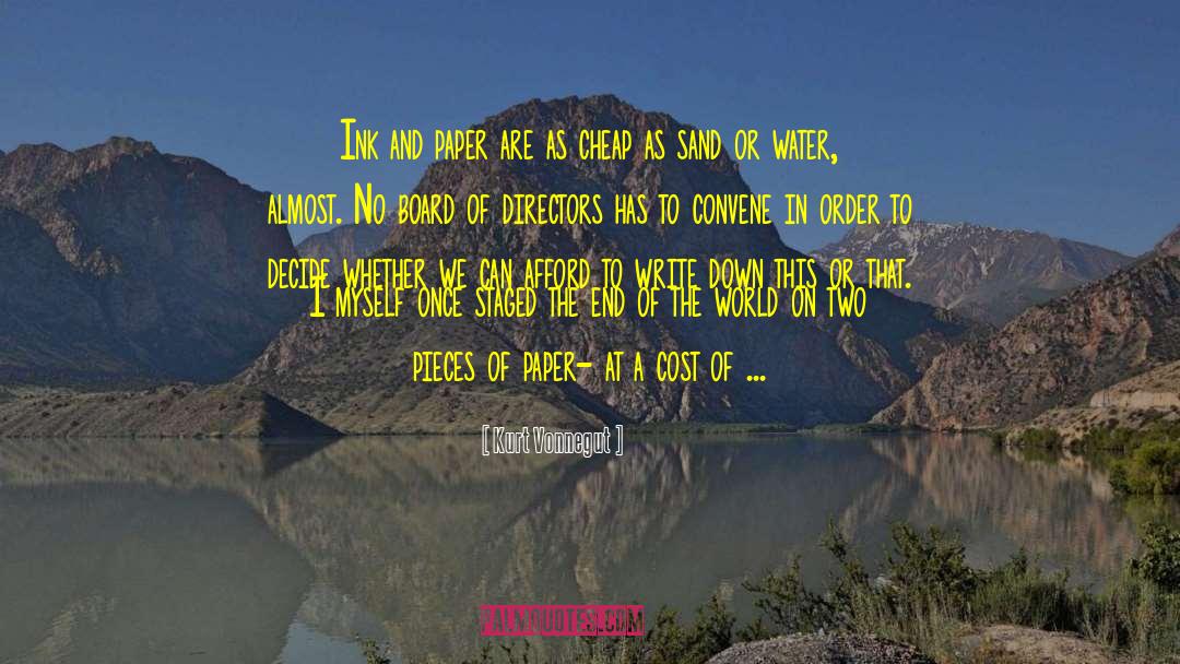 Staged quotes by Kurt Vonnegut