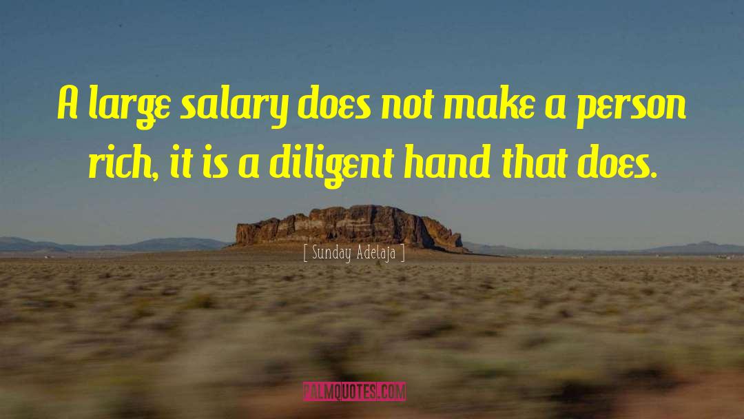 Stagehand Salary quotes by Sunday Adelaja