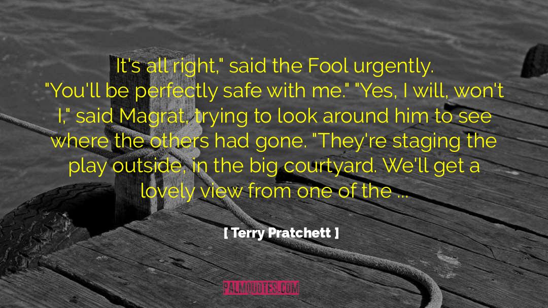 Staging quotes by Terry Pratchett