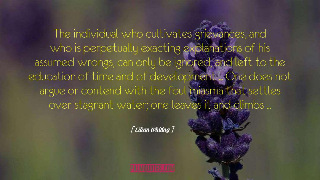 Stagnant Water quotes by Lilian Whiting
